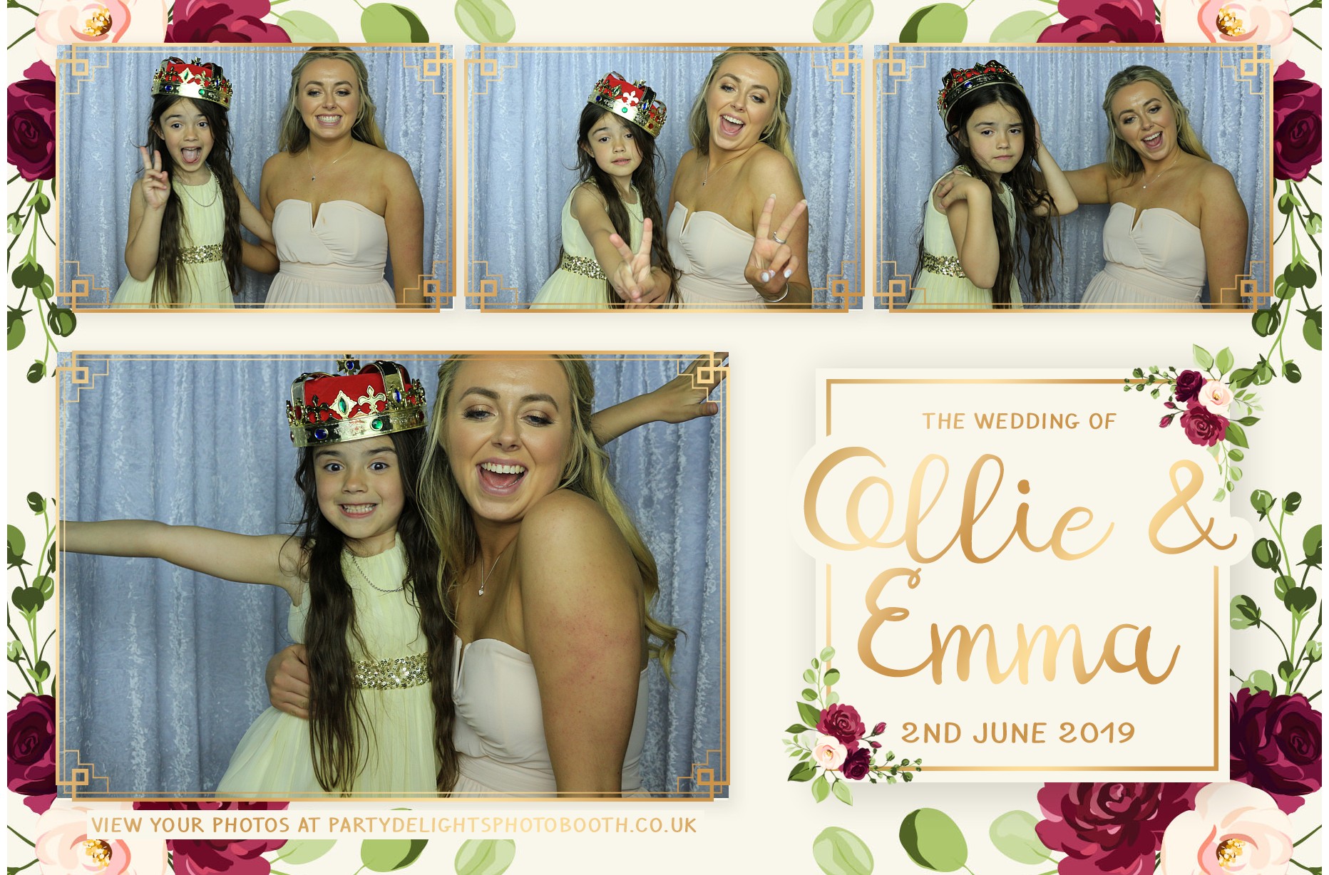Ollie and Emma’s Wedding - Prints | View more photos from the event at gallery.partydelightsphotobooth.co.uk/u/PartyDelightsPhotoBooth/Ollie-and-Emma’s-Wedding-Prints